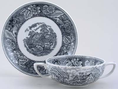 Soup Cup and Saucer c1950s